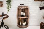 Regał na wino Bodega drewniany Shabby Chic - Invicta Interior 1