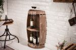 Regał na wino Bodega drewniany Shabby Chic - Invicta Interior 1