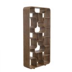 Regał opływowy z półkami Flowrack z drewna brązowy - Light & Living 4