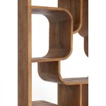 Regał opływowy z półkami Flowrack z drewna jasnobrązowy - Light & Living 4