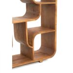 Regał opływowy z półkami Flowrack z drewna jasnobrązowy - Light & Living 6
