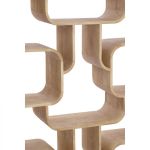 Regał opływowy z półkami Flowrack z drewna natur - Light & Living 4