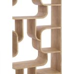 Regał opływowy z półkami Flowrack z drewna natur - Light & Living 5