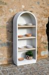 Regał owalny Cement biały ivory 188 cm - Item International 2