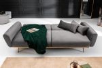 Sofa Bellezza 208 cm aksamitna szara  - Invicta Interior 6