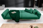 Sofa Bellezza 208 cm aksamitna zielona - Invicta Interior 5