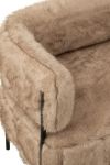 Sofa beżowa futrzana Courchevel premium 7