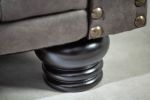 Sofa Chesterfield 2 antik look szara  - Invicta Interior 8