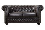 Sofa Chesterfield Oxford 2 coffee  - Invicta Interior 2