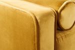 Sofa Cozy Velvet aksamitna musztardowa - Invicta Interior 7