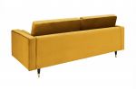 Sofa Cozy Velvet aksamitna musztardowa - Invicta Interior 3