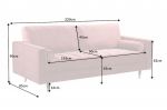 Sofa Cozy Velvet aksamitna różowa - Invicta Interior 7