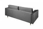 Sofa Cozy Velvet aksamitna szara - Invicta Interior 3