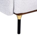 Sofa Cube elegant perłowo szara - Atmosphera 5