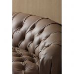 Sofa Drapes 226 cm brązowa  - Kare Design 12