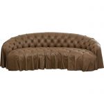 Sofa Drapes 226 cm brązowa  - Kare Design 1