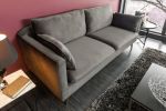 Sofa Famous szara aksamitna - Invicta Interior 9