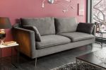 Sofa Famous szara aksamitna - Invicta Interior 5