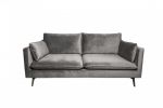 Sofa Famous szara aksamitna - Invicta Interior 3