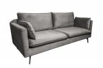 Sofa Famous szara aksamitna - Invicta Interior 2