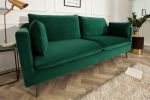Sofa Famous zielona aksamitna - Invicta Interior 9