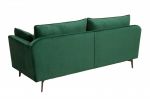Sofa Famous zielona aksamitna - Invicta Interior 4