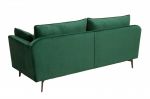 Sofa Famous zielona aksamitna - Invicta Interior 5