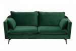 Sofa Famous zielona aksamitna - Invicta Interior 3