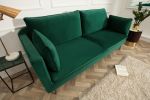 Sofa Famous zielona aksamitna - Invicta Interior 11