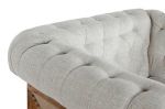 Sofa Fotel Chesterfield Luxury z drewna mango 5