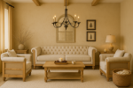 Sofa Fotel Chesterfield Luxury z drewna mango - Item International 3