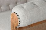 Sofa Fotel Chesterfield Luxury z drewna mango - Item International 6