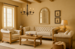 Sofa Fotel Chesterfield Luxury z drewna mango - Item International 4