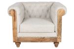 Sofa Fotel Chesterfield Luxury z drewna mango - Item International 1
