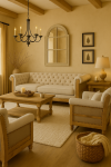 Sofa Fotel Chesterfield Luxury z drewna mango - Item International 5