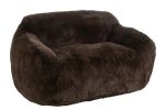 Sofa futrzana Bear Cloud brązowa premium 4