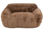 Sofa futrzana Bear Cloud brązowa taupe premium 1