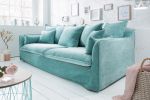 Sofa Heaven aqua aksamitna  - Invicta Interior 9