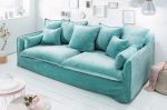 Sofa Heaven aqua aksamitna  - Invicta Interior 4