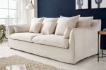 Sofa Heaven rustykalna lniana kolor natur - Invicta Interior 7