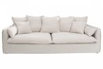 Sofa Heaven rustykalna lniana kolor natur - Invicta Interior 2