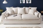 Sofa Heaven rustykalna lniana kolor natur - Invicta Interior 1