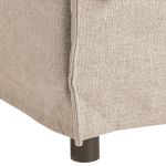 Sofa Heaven rustykalna lniana beżowa - Atmosphera 4
