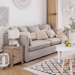 Sofa Heaven rustykalna lniana beżowa - Atmosphera 3