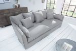 Sofa Heaven rustykalna lniana szara  - Invicta Interior 6