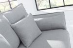 Sofa Heaven rustykalna lniana szara  - Invicta Interior 4