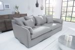 Sofa Heaven rustykalna lniana szara  - Invicta Interior 3