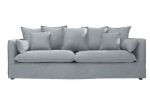 Sofa Heaven rustykalna lniana szara  - Invicta Interior 2