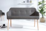 Sofa Ławka Scandinavia ciemnoszara  - Invicta Interior 4