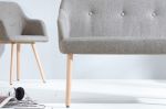Sofa Ławka Scandinavia szara  - Invicta Interior 3